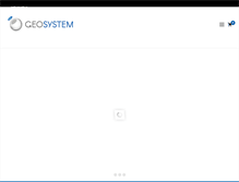 Tablet Screenshot of geosystem.tn.it